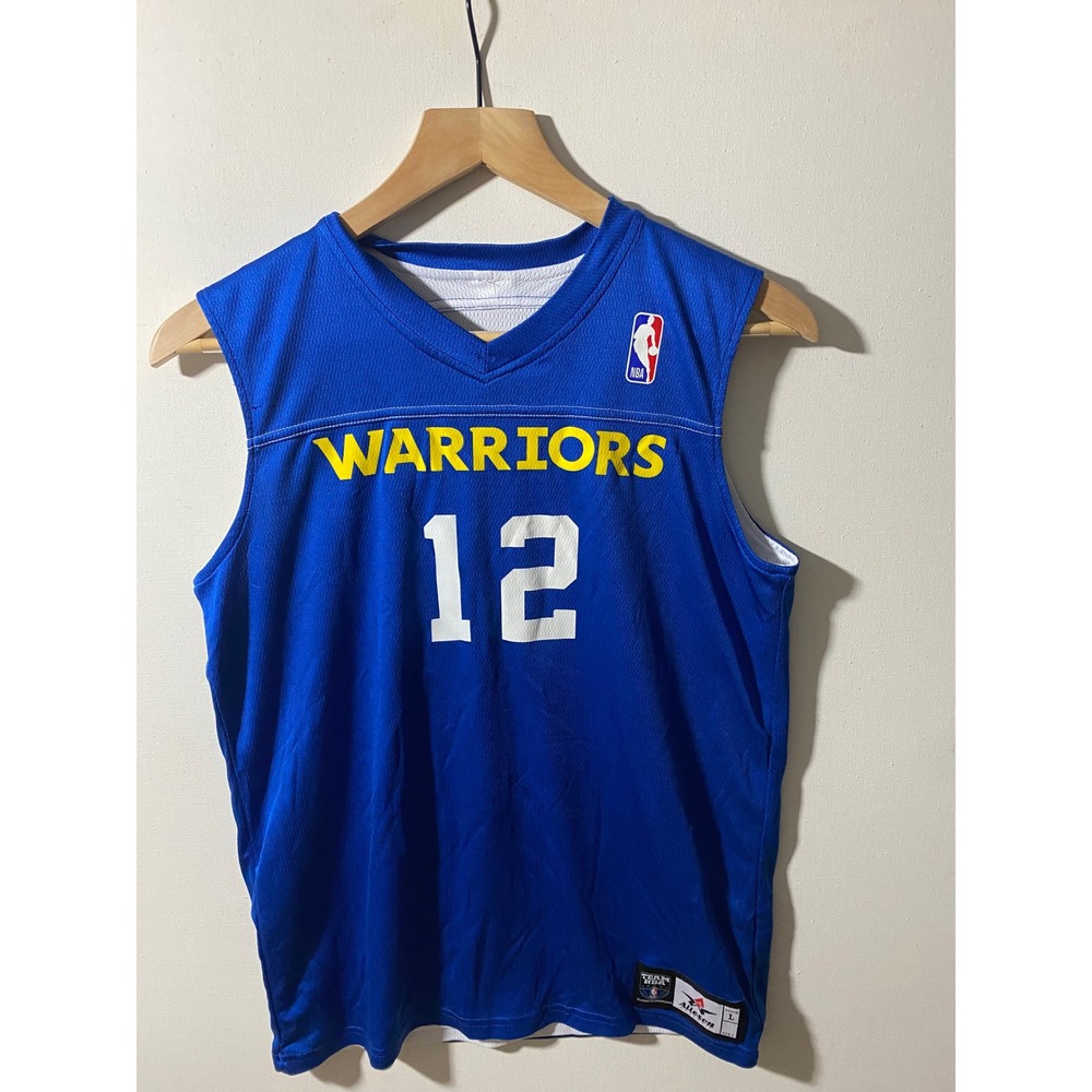Golden State Warriors Alleson Athletic Youth Large Jersey Blue NBA 12 Mesh Kids